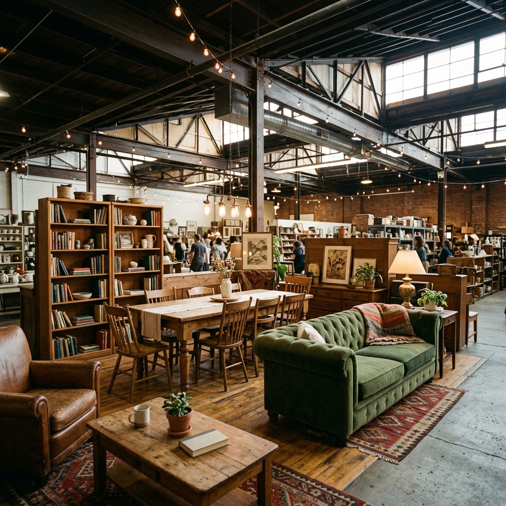 DIE HALLE — Trödel · Design · Retro Schätze